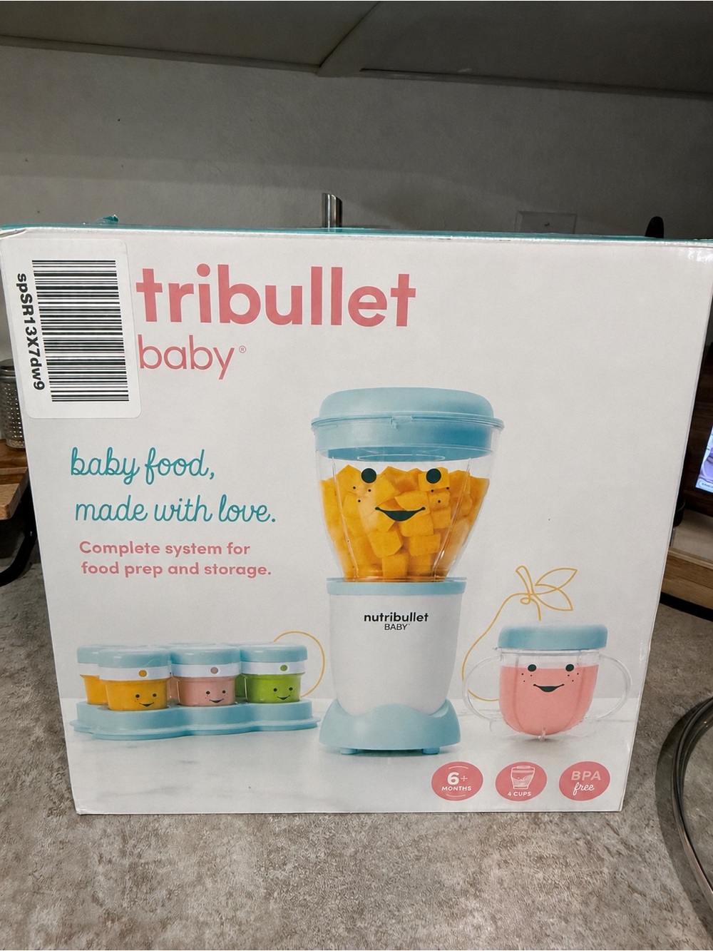 NutriBullet Baby Tribullet Baby Food Prep System in Light Blue